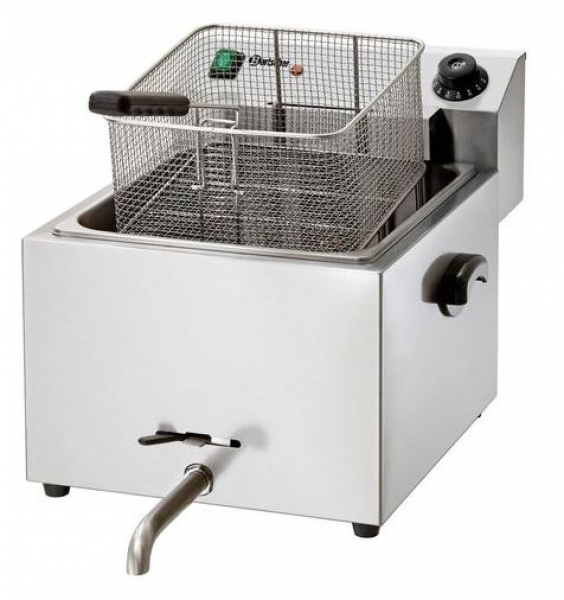 Bartscher Friteuse, elektro, 9,7 Liter 8,1 kW  400 V, 410 x 500 x 380 mm